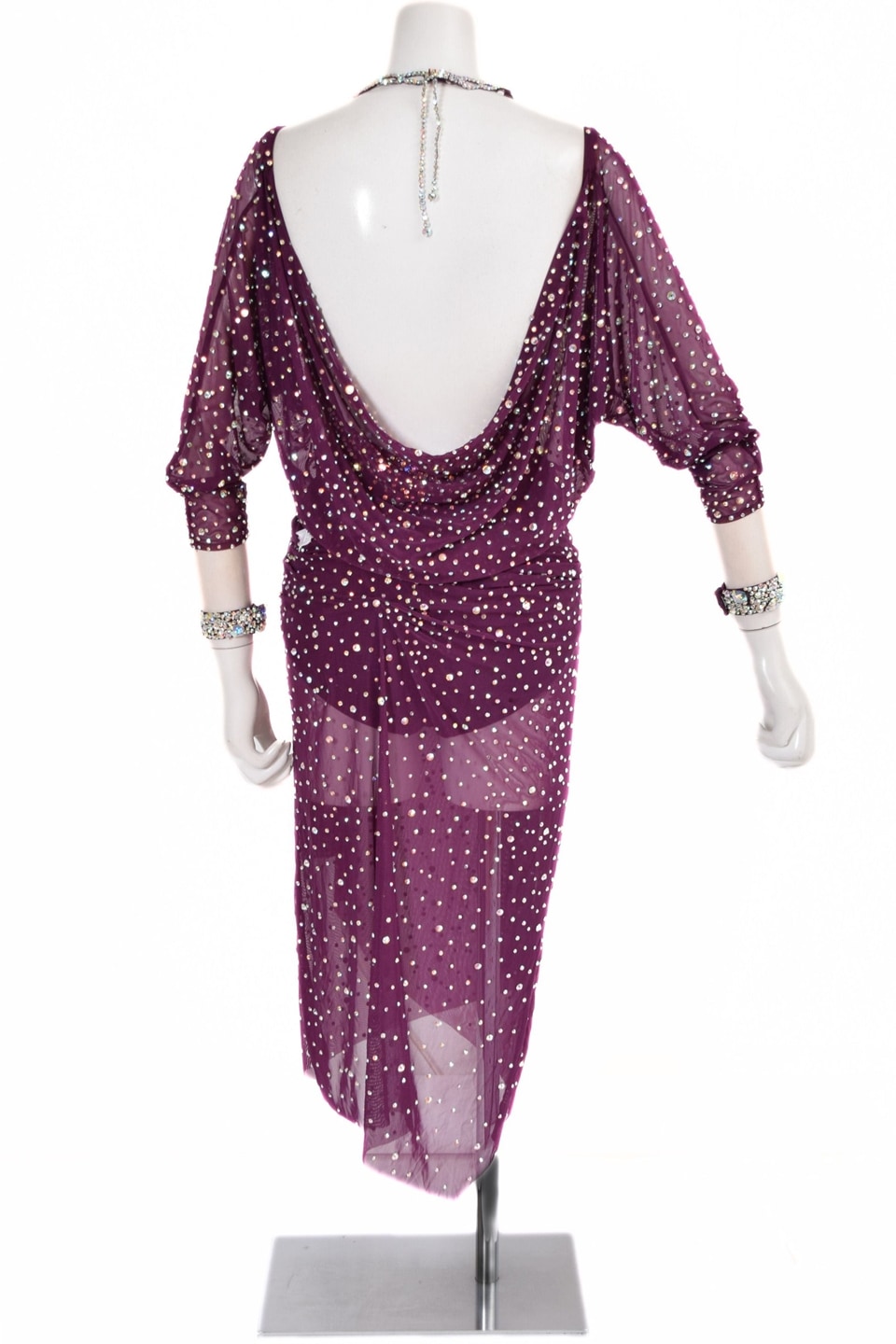 ラテンドレス WL0157D プラム M 社交ダンス タカダンス | LADIES