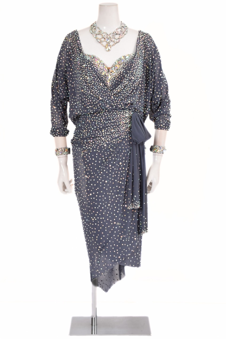 ラテンドレス WL0157D ヘマタイト M 社交ダンス タカダンス | LADIES