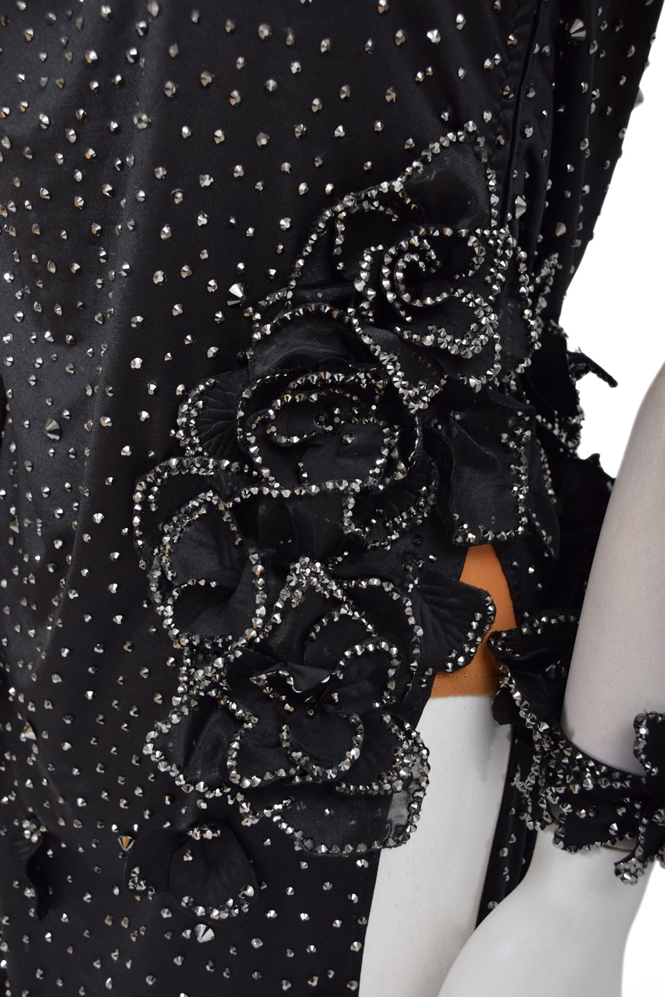 ラテンドレス WL0158D ブラック S 社交ダンス タカダンス | LADIES