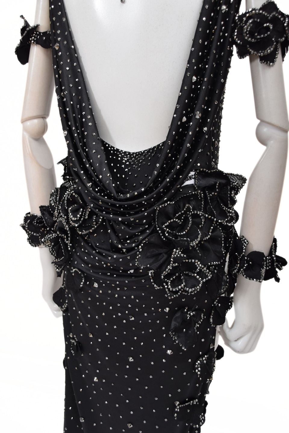 ラテンドレス WL0158D ブラック S 社交ダンス タカダンス | LADIES