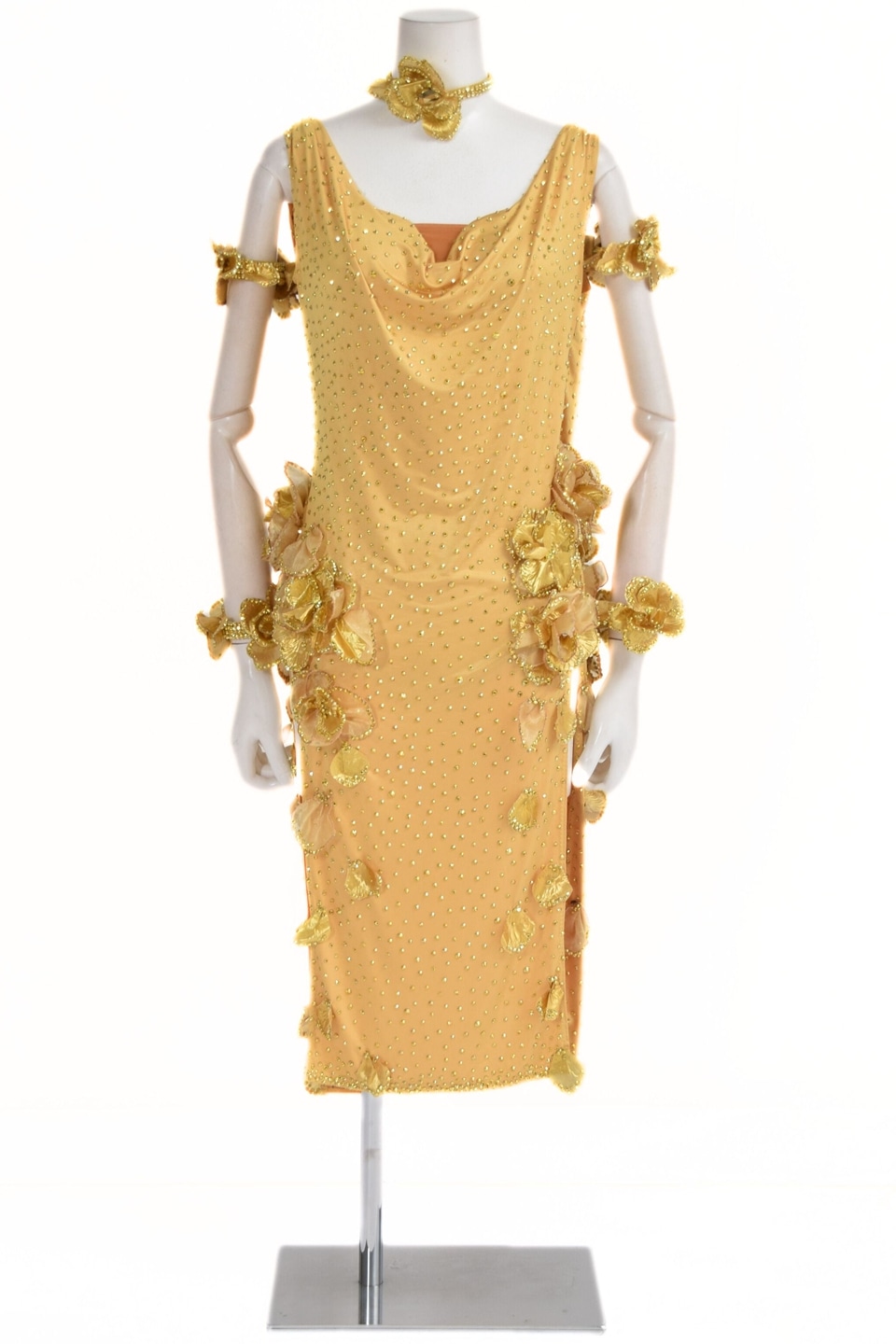 タカダンス　ラテン　ドレス　社交ダンス ラテンドレス WL0158D ゴールド S 社交ダンス タカダンス | LADIES