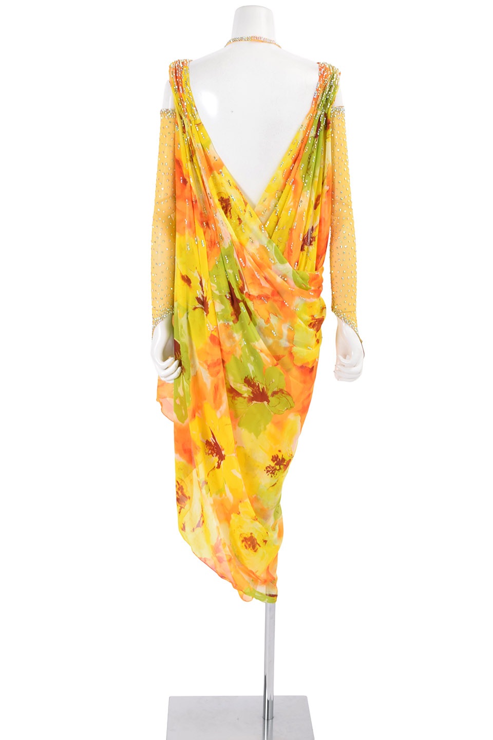 ラテンドレス WL0163AD サフラン S 社交ダンス タカダンス | LADIES