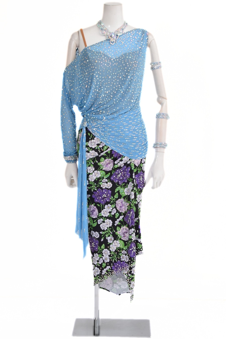 ラテンドレス WL0166D フォーゲットミーノット M 社交ダンス