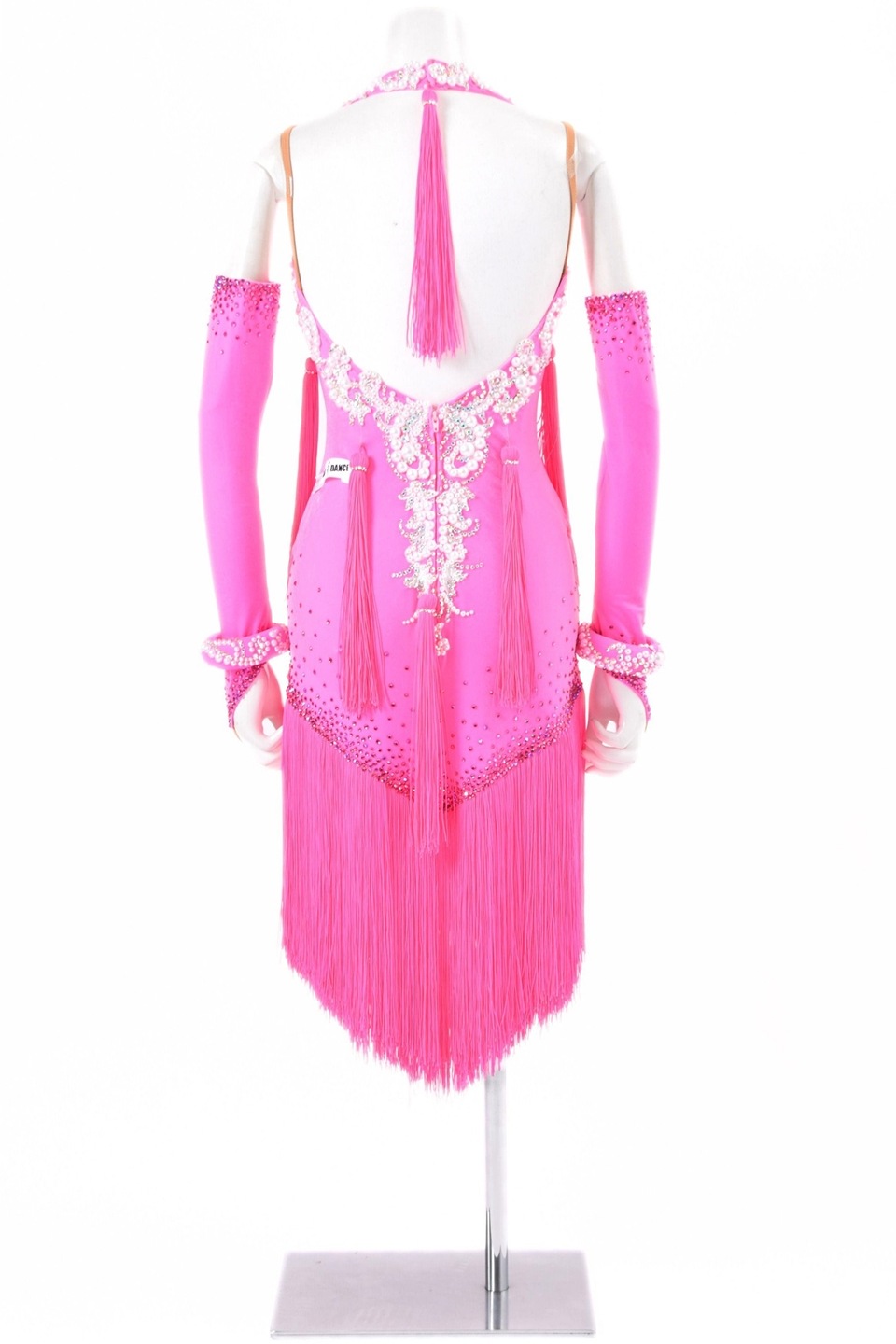 【りな】B1492★優しいピンク/ビジュー/アシンメトリー/ラテンドレス ローラアシュレイ｜LA124-pi｜カラードレス｜衣裳を選ぶ｜ビアンベール