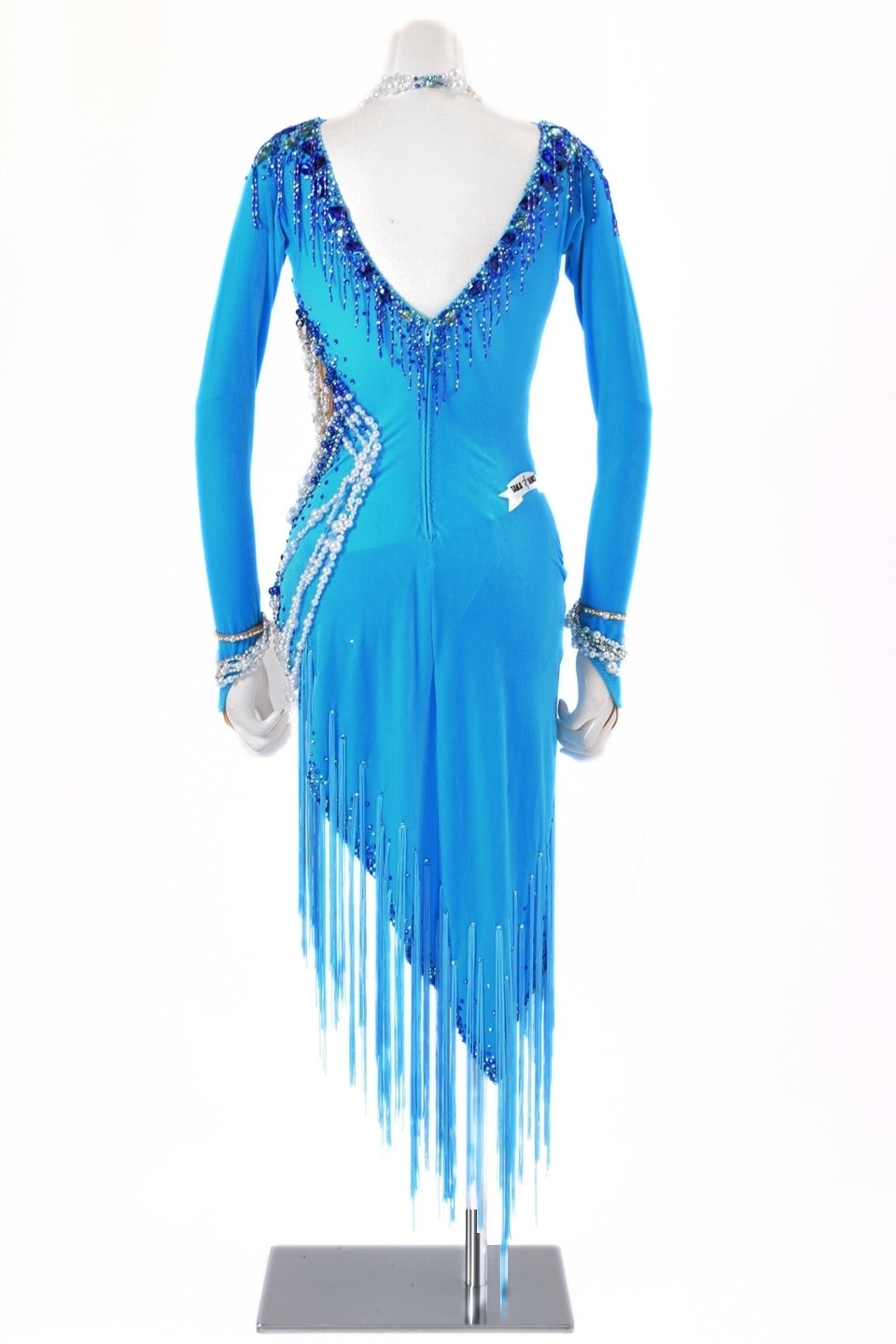 ラテンドレス WL0186D ターコイズ S 社交ダンス タカダンス | LADIES