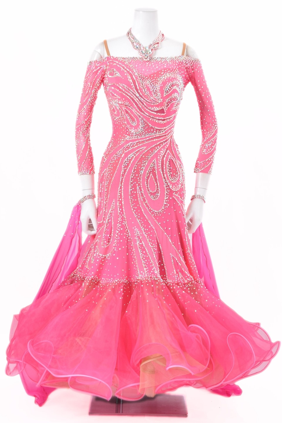 スタンダードドレス WS0738D エレクトリックピンク/ピンクフィズ S