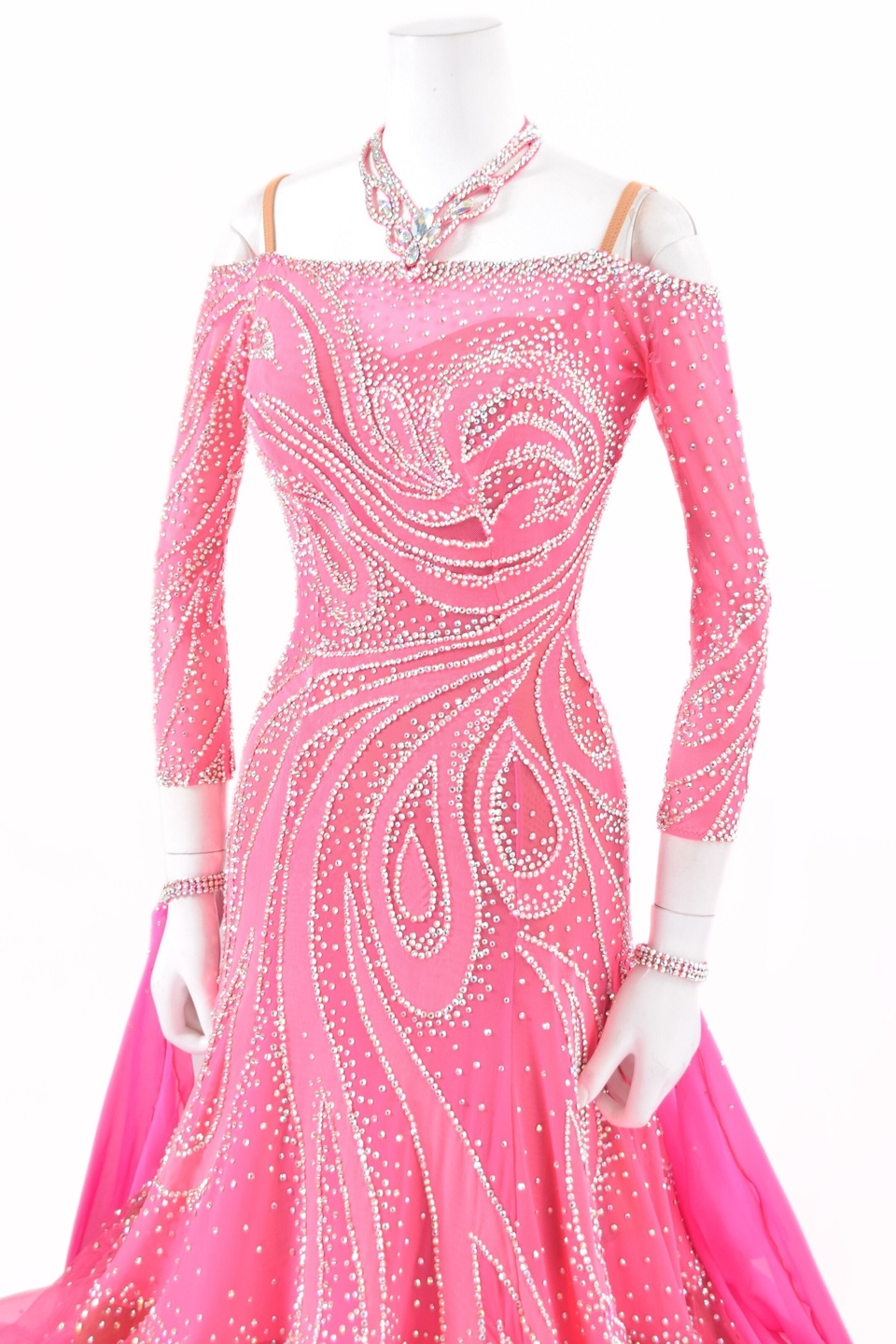 スタンダードドレス WS0738D エレクトリックピンク/ピンクフィズ S