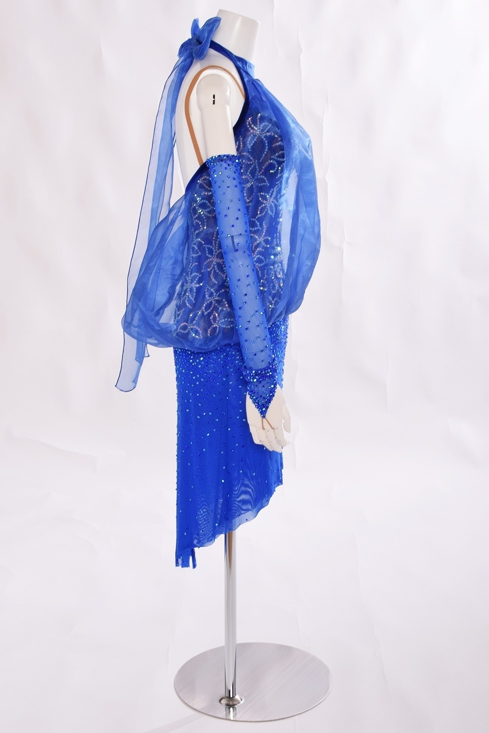 ラテンドレス WL0209D サファイア S 社交ダンス タカダンス | LADIES