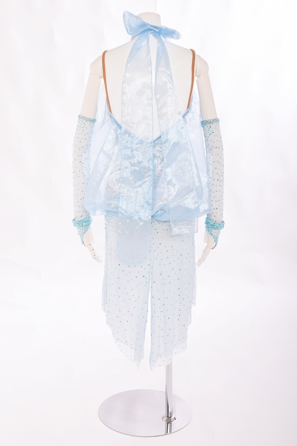 ラテンドレス WL0209D アイスブルー S 社交ダンス タカダンス | LADIES