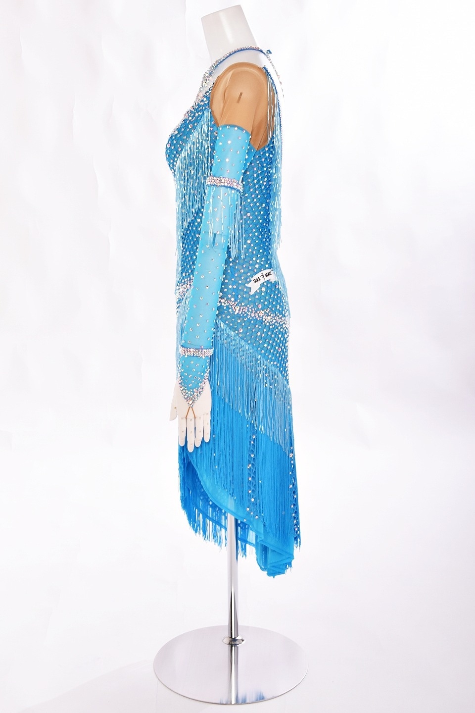 Chacott　ラテンドレス ラテンドレス WL0215D ターコイズ L 社交ダンス タカダンス | LADIES