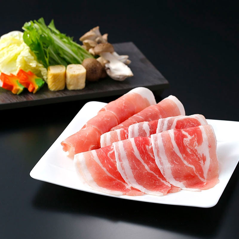 【旬菜お重セット】氷室豚しゃぶしゃぶ（バラ約300g）（モモ約300g）＋旬のお野菜