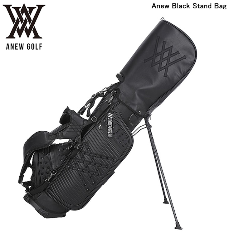 ANEW アニュー 超軽量 ANEW Black Stand Bag キャディバッグ AGBUUSB81BKF 日本正規品 ゴルフバッグ, キャディバッグ,ANEW Golf Shop Champ ゴルフショップ