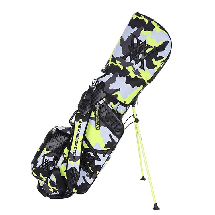 ANEW アニュー 超軽量 LIME CAMO Pattern Stand Bag キャディ 