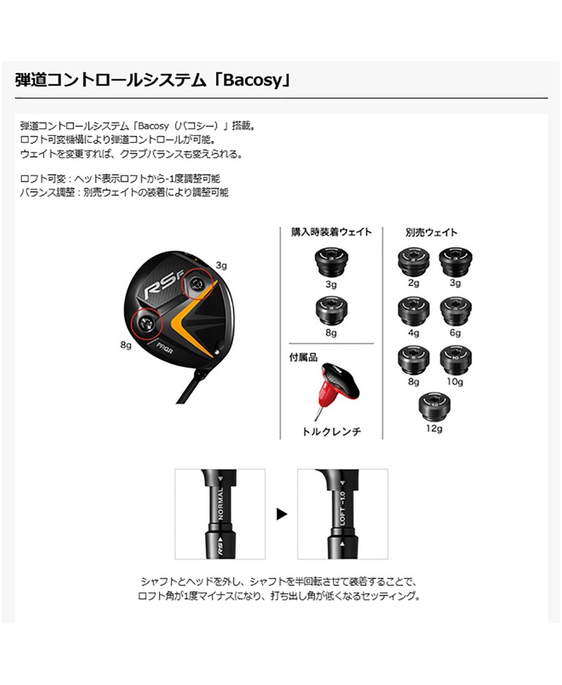 2022 プロギア RS JUST ドライバー Diamana FOR PRGR BLACK シャフト 