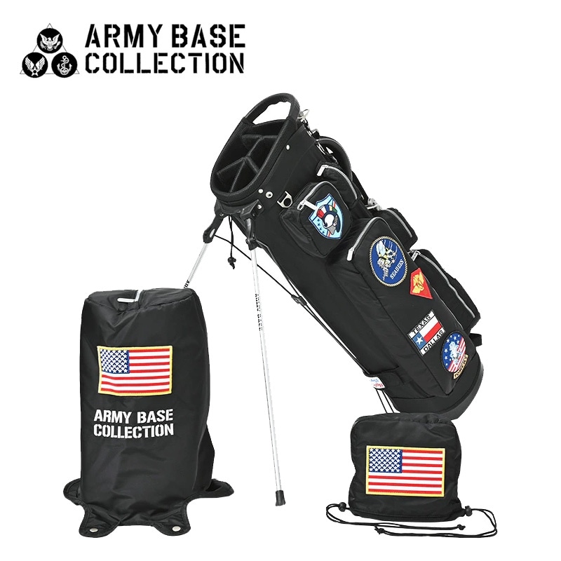 ARMY BASE STAND BAG【ABC-044SB】ブラック 9inch