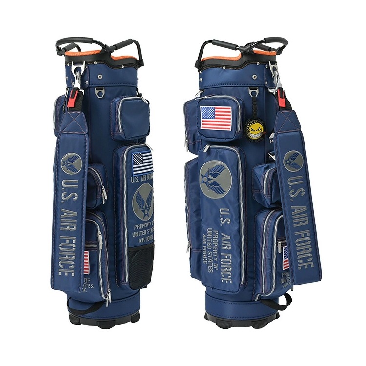 【即納】2025 アーミーベースコレクション スタンド キャディバッグ ネイビー アイアンカバー付き ABC-062CB 日本正規品 即納】2025 アーミーベースコレクション スタンド キャディバッグ