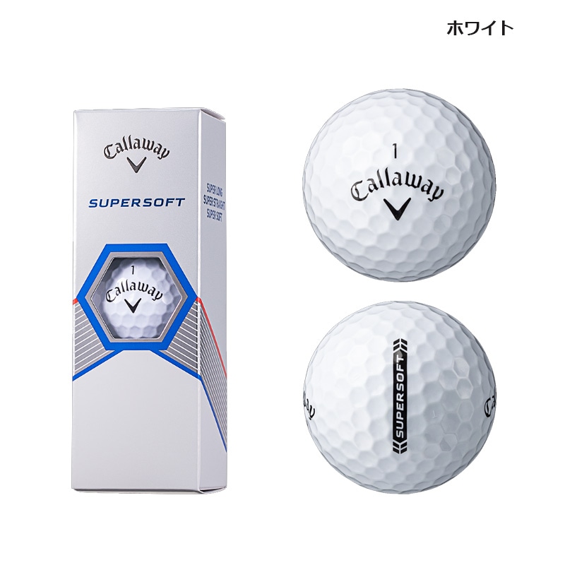 即納】キャロウェイ 2023 SUPER SOFT スーパーソフト ゴルフボール 1