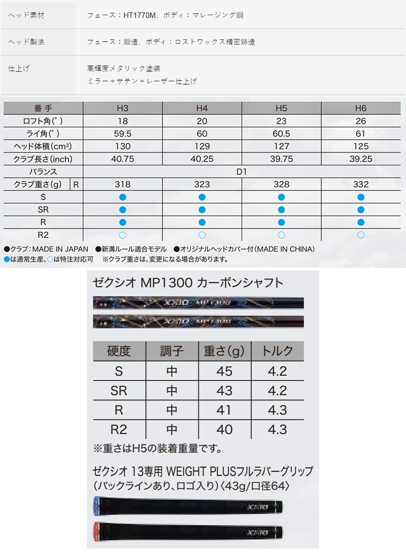 ダンロップ 2023 XXIO13 ゼクシオ13 ハイブリッド レッド MP1300 カーボンシャフト 日本正規品 | クラブ