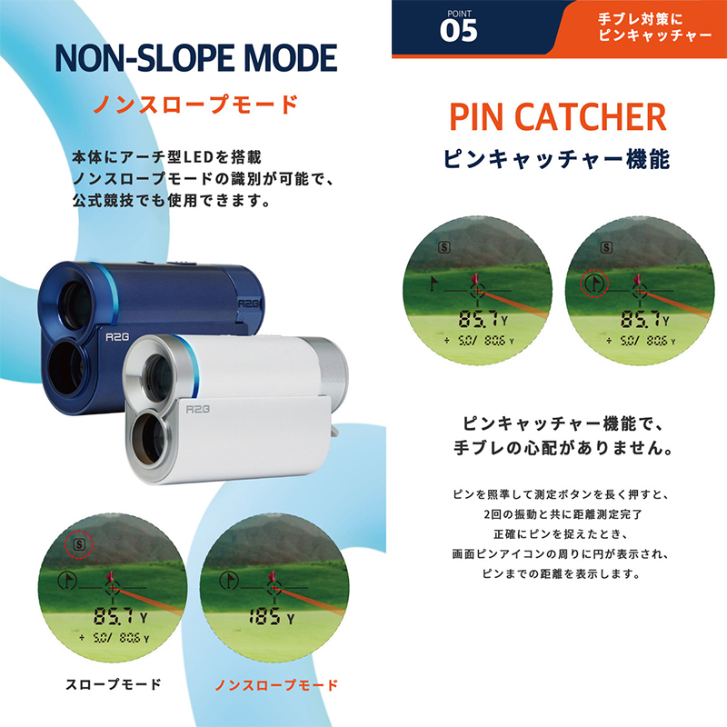 R2G MATE1 ゴルフ用レーザー距離計 エジソンゴルフ 国内正規品-Golf Shop Champ