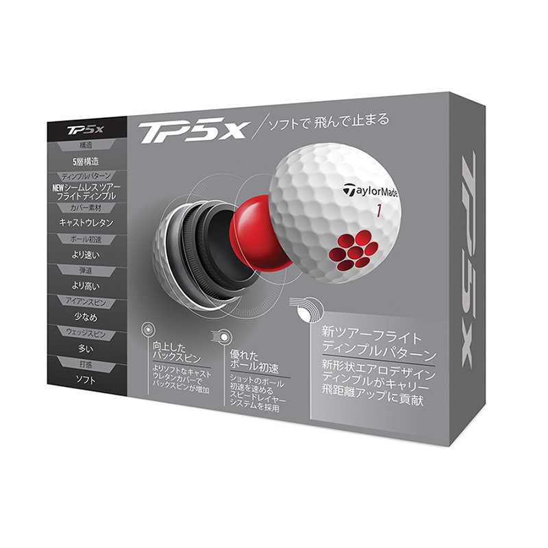 テーラーメイド ゴルフボール TP5x 4ダース 日本モデル 新品未使用