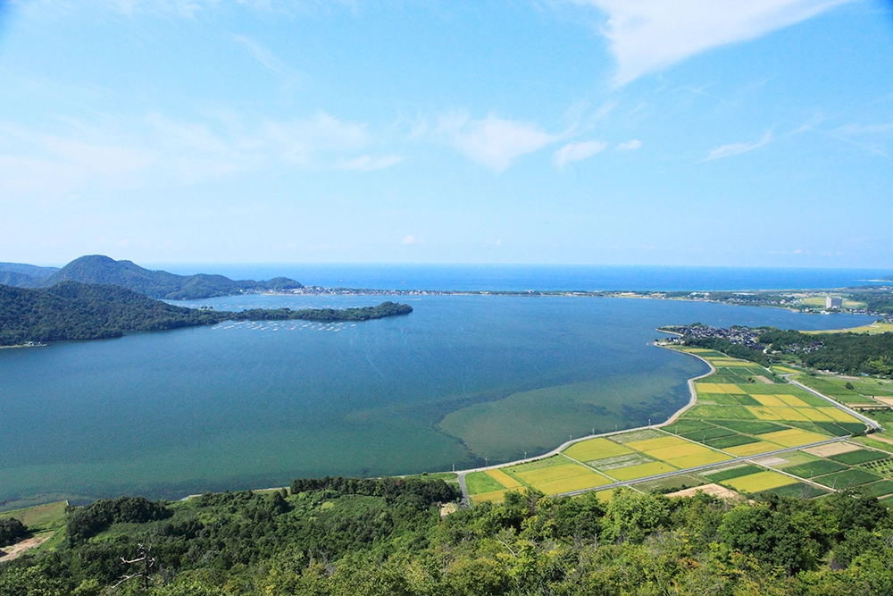 久美浜湾の空撮