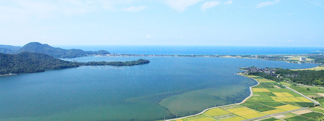 久美浜湾の空撮