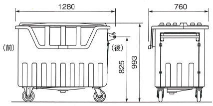 タニックスショップ】積水テクノ成型（セキスイ） #500｜ダストカート