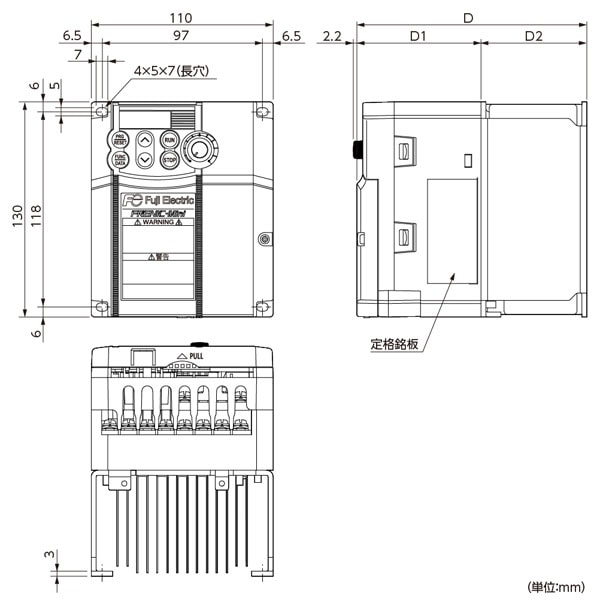 FRN0.75C2S-6J 富士電機 コンパクト形インバータ[単相100Vクラス FRN0.75C2S-6J 富士電機 コンパクト形インバータ[単相100Vクラス