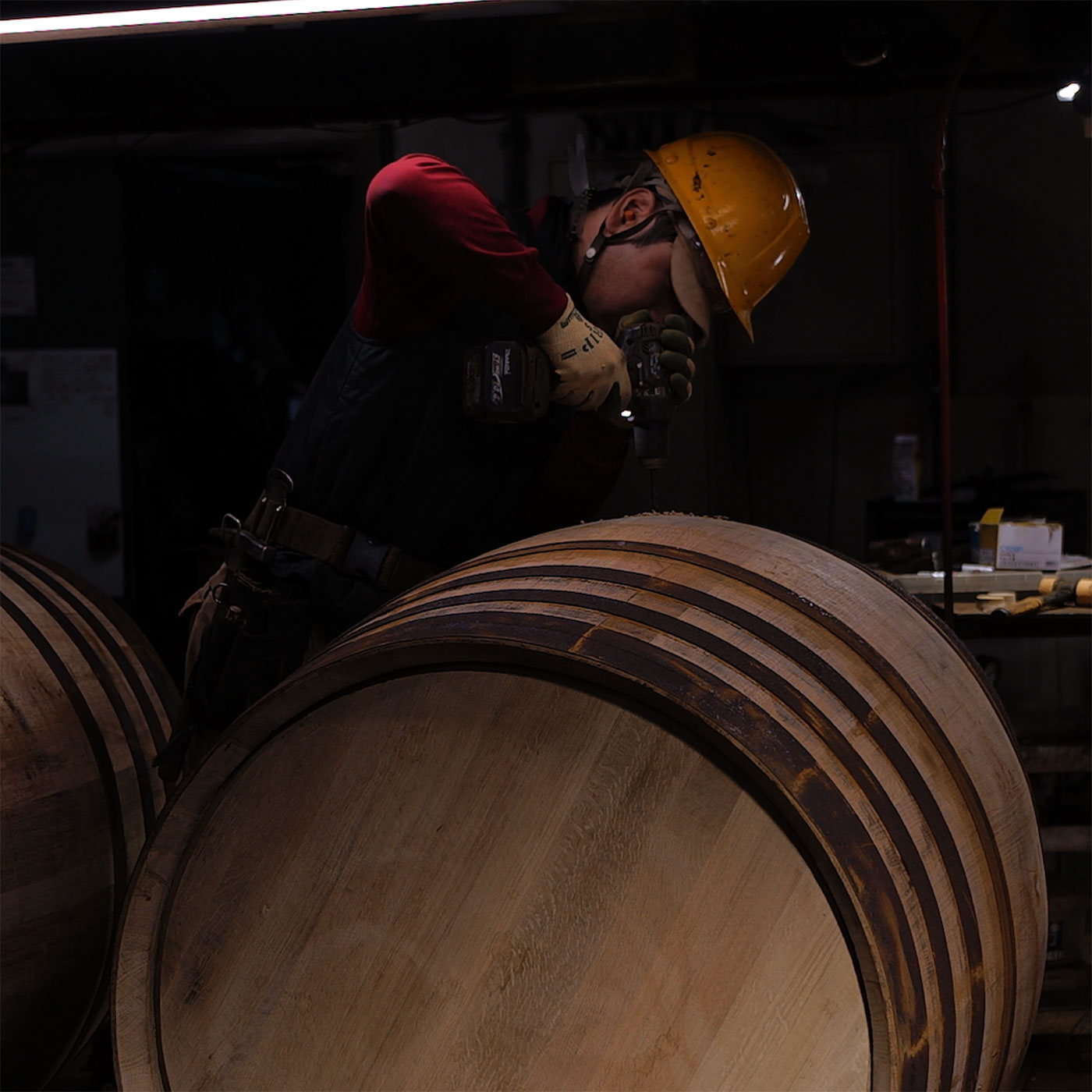 職人による製樽