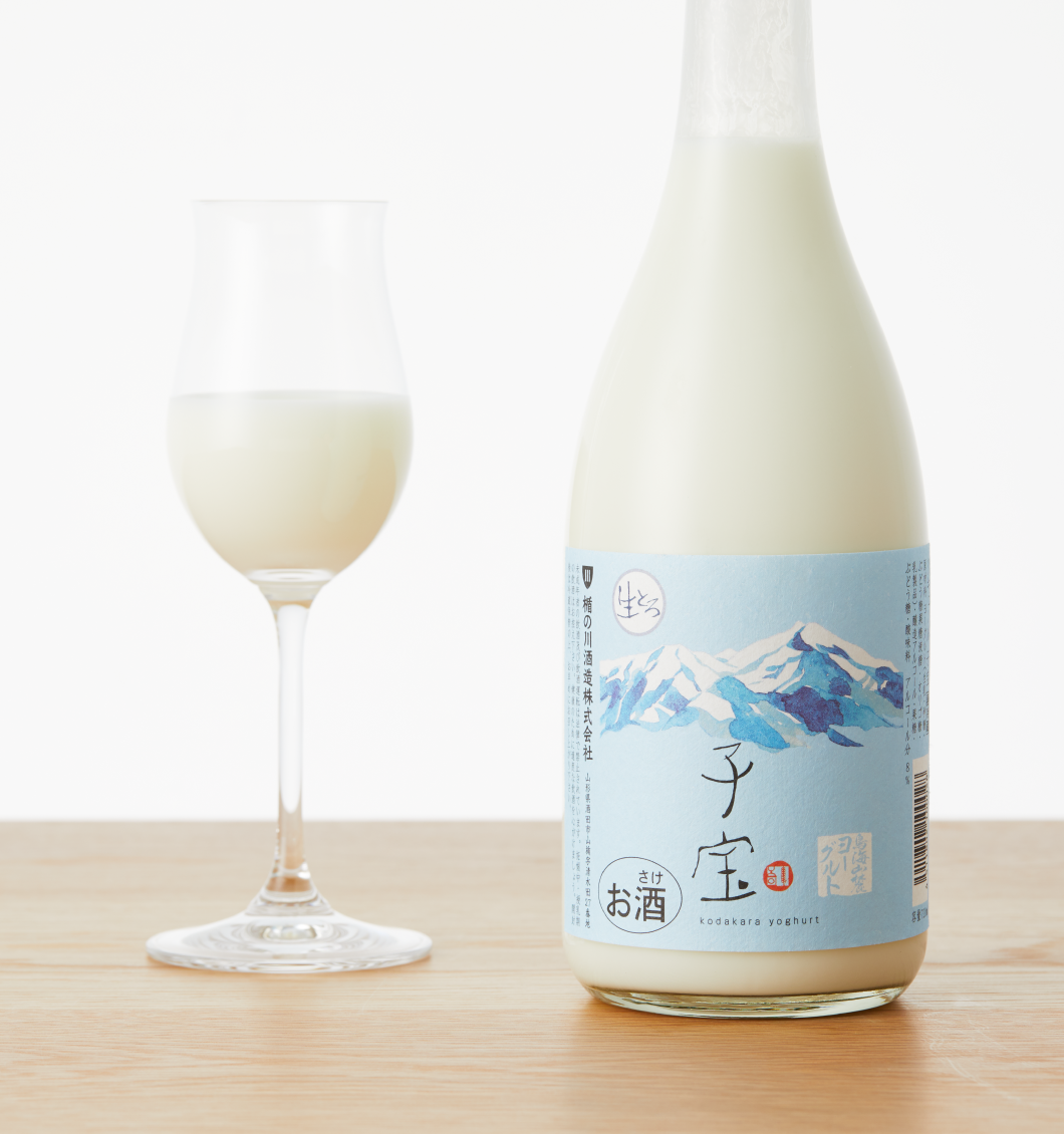 市場 子宝リキュール 鳥海山麓ヨーグルト 白ラベル 地酒 720ml