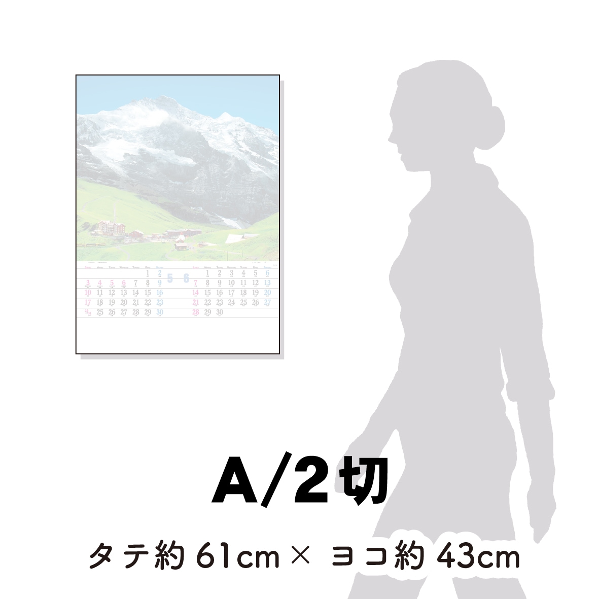 カレンダーをサイズから選ぶ