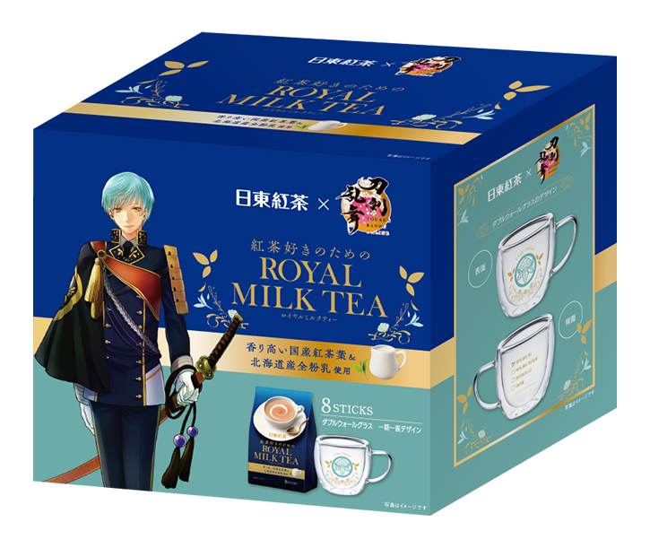 《受注予約》日東紅茶 ロイヤルミルクティー × 刀剣乱舞コラボセット 一期一振【クーポン・ポイント利用不可】-日東紅茶TeaMart