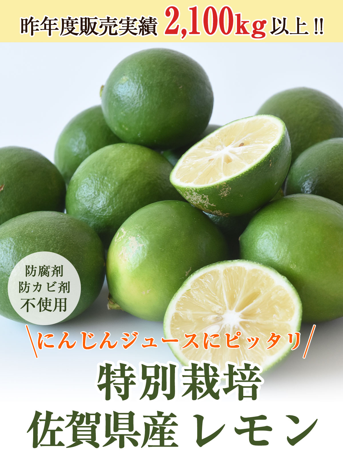 訳あり佐賀県産レモン　500g（化学肥料不使用）【ピカイチ野菜くん】