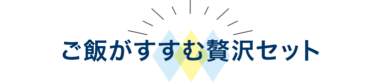ご飯がすすむ 贅沢セット