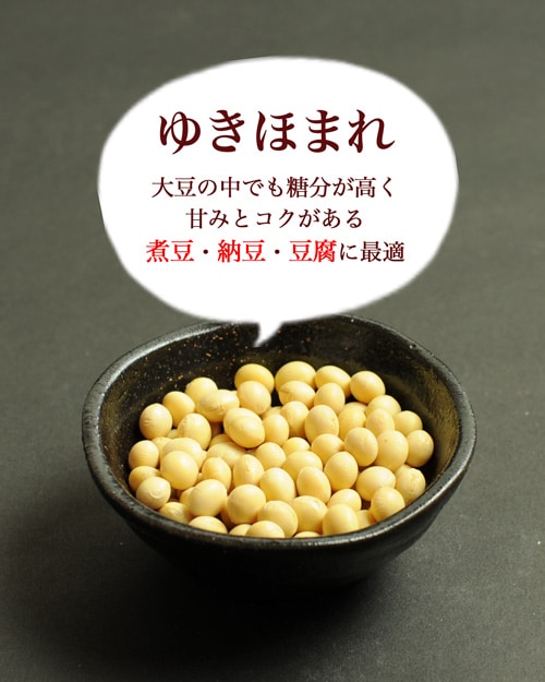 79％以上節約 4年産 北海道産ゆきほまれ大豆2kg