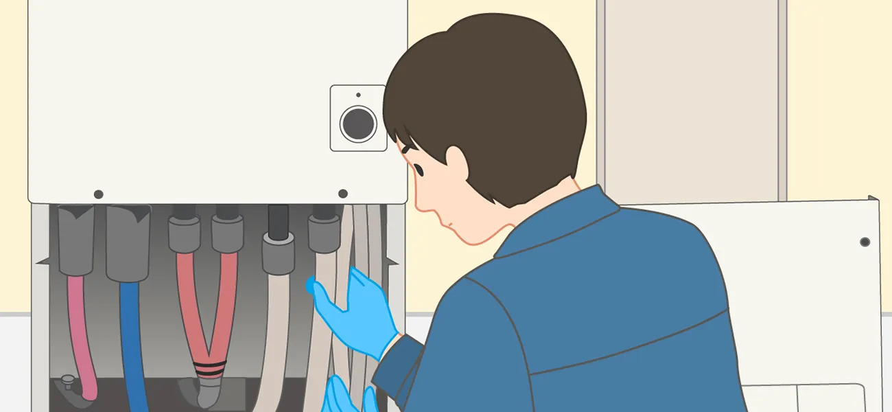 既存設備の撤去・水抜き