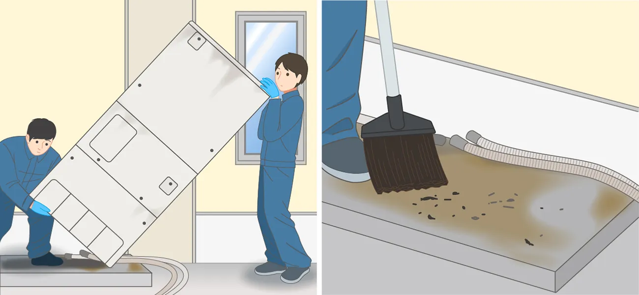 既存設備の搬出