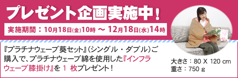 プラチナウェーブ 葵シングルセット【特典付き】｜トータルヘルスデザイン公式ショップWEB本店