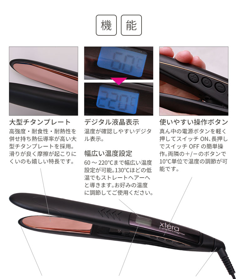 大得価好評】 p-up テラヘルツ ストレートアイロン 2g AEx0G