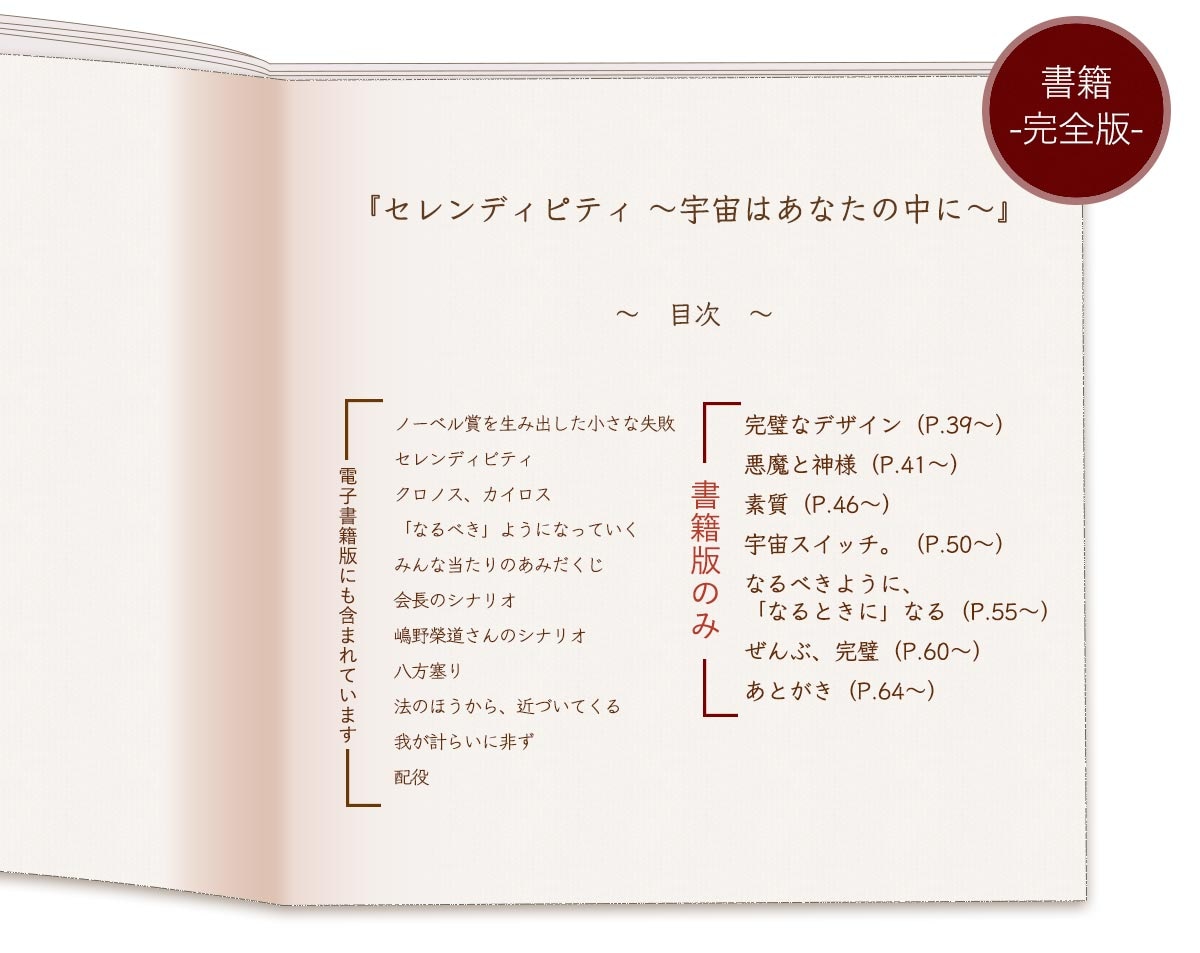 セレンディピティ電子書籍プレゼント / トータルヘルスデザイン公式ショップWEB本店