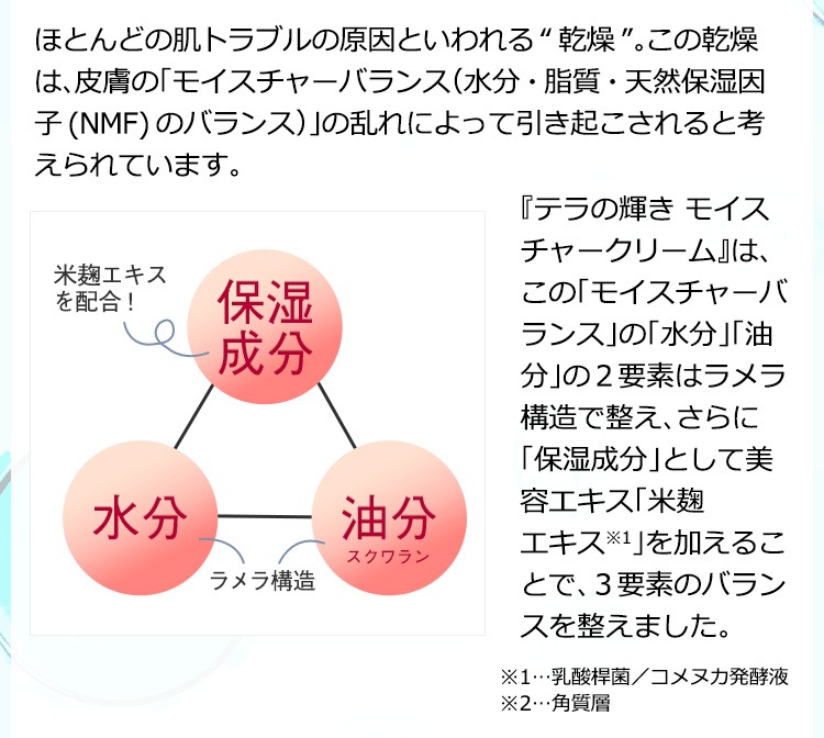 テラの輝きモイスチャークリーム｜商品情報 / トータルヘルスデザイン