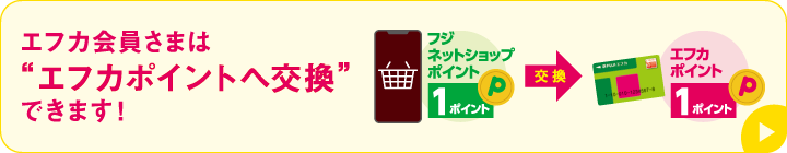 エフカポイントへ交換