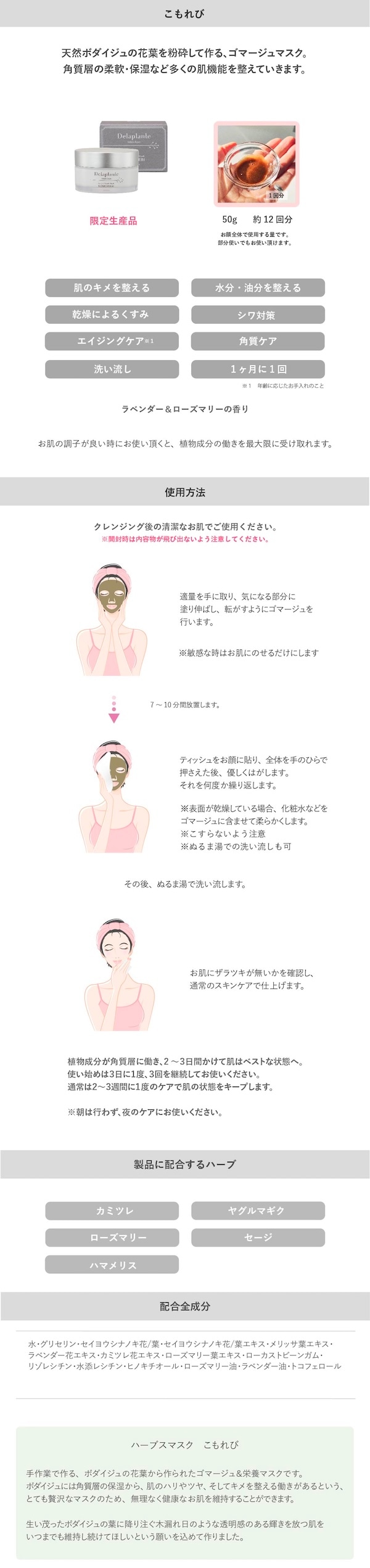 こもれびの使い方