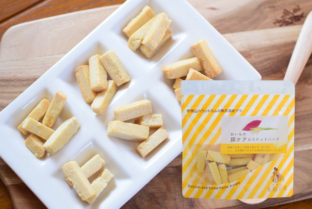 犬用無添加おやつ｜おいもの膵ケアビスケハード60g 1袋/5袋