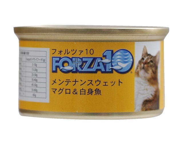 FORZA10｜メンテナンス缶 まぐろ＆白身魚 85g キャットフード 猫缶