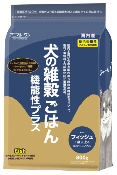 アニマルワン 犬の雑穀ごはん 800g 成犬用｜ドッグフードの通販