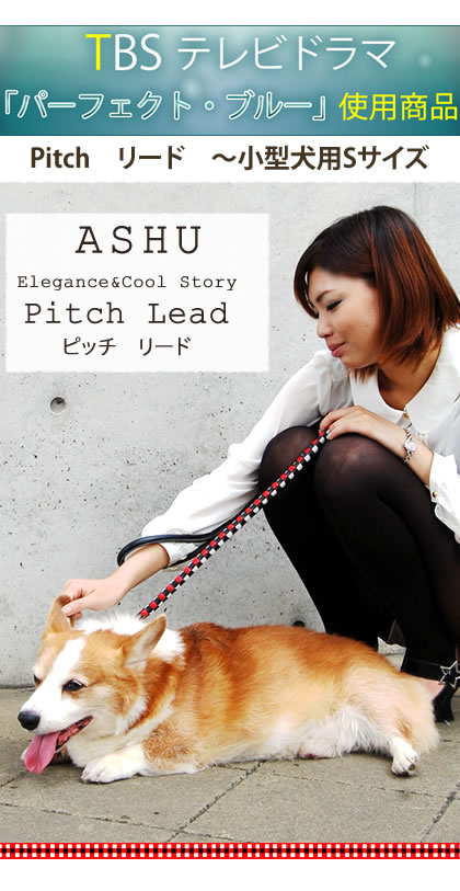 小型犬用リード Ashu ピッチ リード サイズ ｓ ドッグフードの通販 帝塚山ハウンドカム