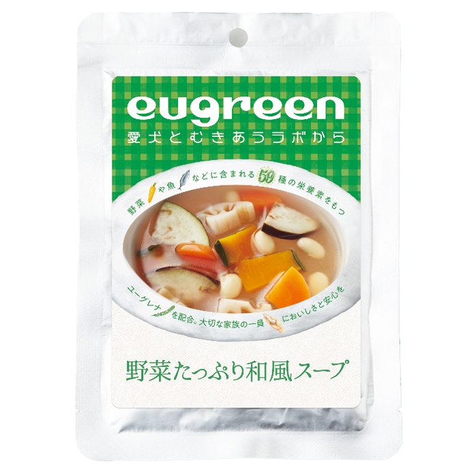 わんちゃんのヘルシーお惣菜　野菜たっぷり和風スープ　レトルト食品