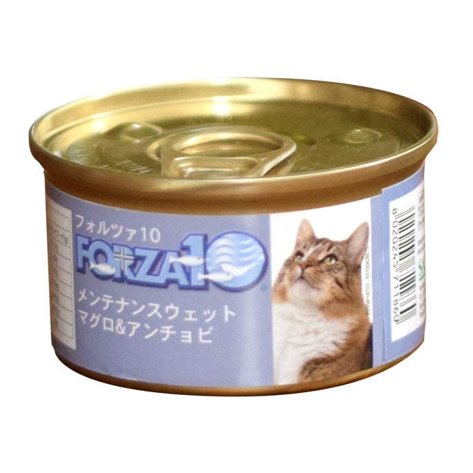 FORZA10｜メンテナンス缶 マグロ＆アンチョビ 85g キャットフード 猫缶