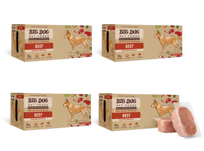 犬用生食 BIGDOG ビーフ 3kg｜ドックフードの通販・帝塚山ハウンドカム